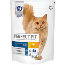Perfect Fit In-home / Сухой корм Перфект Фит для домашних кошек Курица