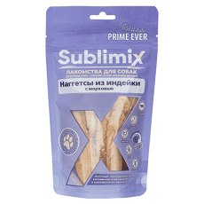 Prime Ever Sublimix / Лакомство Прайм Эвер для собак Наггетсы из Индейки с морковью