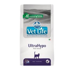 Farmina Vet Life UltraHypo / Лечебный корм Фармина для кошек при Пищевой Аллергии или Пищевой Непереносимости