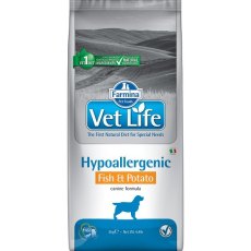 Farmina Vet Life Hypo Fish&Potato / Лечебный корм Фармина Гипоаллергенный для собак Пищевая аллергия и непереносимость Рыба и Картофель