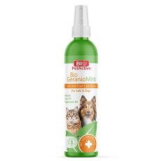 Bio PetActive Bio GeranioMint / Спрей Био ПетАктив для собак и кошек для Ухода за кожей и шерстью с гераниолом и гвоздичным маслом