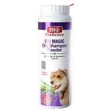 Bio PetActive Bio Magic Dry Shampoo Powder / Сухой шампунь Био ПетАктив для собак с экстрактом Лаванды и Розмарина
