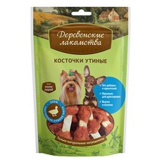 Деревенские лакомства / Косточки Утиные для собак Мини пород