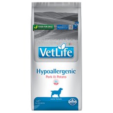 Farmina Vet Life Hypoallergenic Pork & Potato / Лечебный корм Фармина Гипоаллергенный для собак Пищевая аллергия и непереносимость Свинина и Картофель