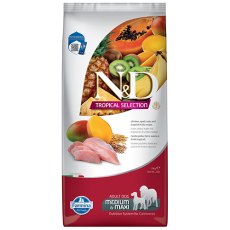 Farmina N&D Tropical Selection Adult Medium & Maxi Chicken / Сухой корм Фармина для взрослых собак Средних и Крупных пород с Курицей