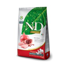 Farmina N&D Prime Line Adult Medium Maxi Chicken & Pomegranate Grain free / Сухой Беззерновой корм Фармина для взрослых собак Средних и Крупных пород Курица с Гранатом