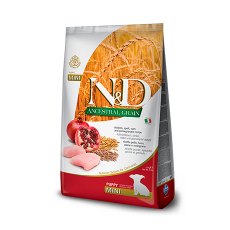 Farmina N&D Ancestral Grain Puppy Mini Chicken Spelt Oats Pomegranate / Сухой Низкозерновой корм Фармина для Щенков Мелких и Карликовых пород Курица с Гранатом