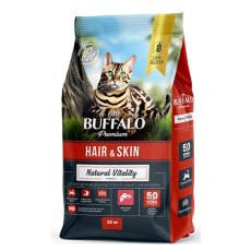 Mr.Buffalo Hair & Skin / Сухой корм Мистер Бафало для кошек для Шерсти и Кожи Лосось