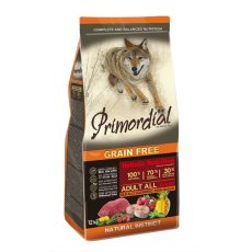 Primordial Adult Grain Free Holistic / Сухой корм Примордиал Беззерновой для собак Буйвол Макрель