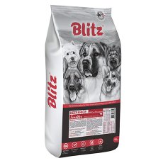 Blitz Sensitive Adult All Breeds Beef & Rice / Сухой корм Блиц для взрослых собак всех пород Говядина рис