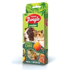 Happy Jungle Prestige Honey Cake / Лакомство Хеппи Джангл для Грызунов Корзинки Мед + Фрукты