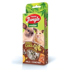 Happy Jungle Prestige Honey Cake / Лакомство Хеппи Джангл для Грызунов Корзинки Мед + Семечки