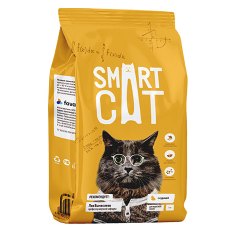 Smart Cat / Сухой корм Смарт Кэт для взрослых кошек с Курицей