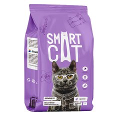 Smart Cat / Сухой корм Смарт Кэт для взрослых кошек с Кроликом