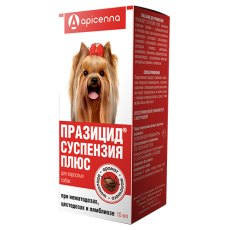 Apicenna ПРАЗИЦИД-СУСПЕНЗИЯ ПЛЮС для взрослых собак флакон шприц-дозатор