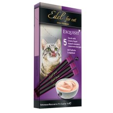 Edel for cat / Лакомство Эдель Кэт для кошек Сливочный йогурт с Индейкой (цена за упаковку, Россия)