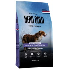 Nero Gold / Сухой корм Неро Голд для собак и щенков всех пород для суставов Ягненок с овощами