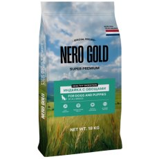 Nero Gold / Сухой корм Неро Голд для собак и щенков всех пород с чувствительным пищеварением Индейка с овощами