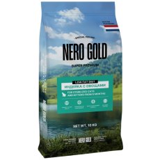 Nero Gold Sterilized / Сухой корм Неро Голд для котят и стерилизованных кошек Индейка с овощами