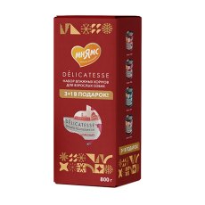 Мнямс Delicatesse Влажный корм Паштеты для собак Новогодний набор (цена за упаковку)