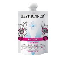 Best Dinner Vet Profi Recovery / Диетический корм Бест Диннер для кошек и собак при Истощении и послеоперационном восстановлении с Курицей(цена за упаковку)