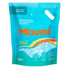 Miaumi Silica gel Fresh Scented / Силикагелевый наполнитель Мяуми для кошачьего туалета