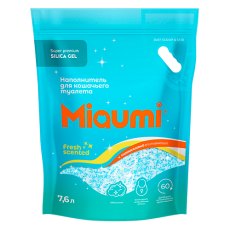Miaumi Silica gel Fresh Scented / Силикагелевый наполнитель Мяуми для кошачьего туалета