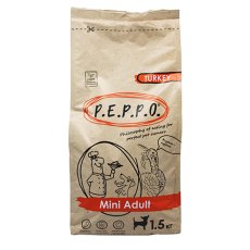 P.E.P.P.O. Adult Mini Turkey / Сухой корм Пеппо для взрослых собак Мелких пород Индейка