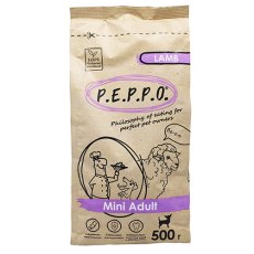 P.E.P.P.O. Adult Mini Lamb / Сухой корм Пеппо для взрослых собак Мелких пород Ягненок