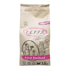 P.E.P.P.O. Adult Sterilised Turkey / Сухой корм Пеппо для взрослых Стерилизованных кошек Индейка