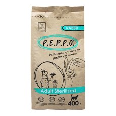 P.E.P.P.O. Adult Sterilised Rabbit / Сухой корм Пеппо для взрослыз Стерилизованных кошек Кролик