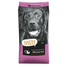 Tasty / Сухой корм Тейсти для собак Мясной пир