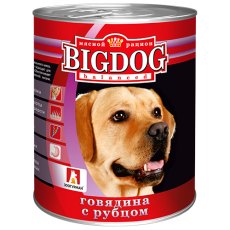 Зоогурман Big Dog Влажный корм Консервы для собак Говядина с рубцом (цена за упаковку)