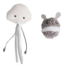 Petpark / Игрушка Петпарк для кошек Инопланетянин и осьминог с кошачьей мятой