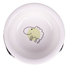 Mr.Kranch / Миска на подставке Овечка Белая