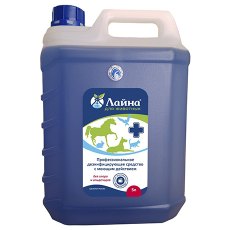 Лайна для животных / Средство для дезинфекции и уборки помещений Устраняет запахи и метки животных Лаванда (канистра)