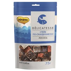 Мнямс Delicatesse Лакомство для собак Стейк по-скандинавски Лосось