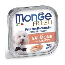 Monge Dog Fresh Salmon / Влажный корм Консервы Монж Фреш для взрослых собак Лосось (цена за упаковку)