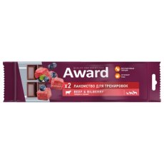 Award / Лакомство Авард для тренировок для собак и щенков с 3 месяцев с говядиной и черникой