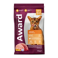 Award Adult Urinary / Сухой корм Авард для взрослых кошек для Профилактики МКБ Курица клюква цикорий рыбий жир