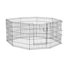 MidWest Life Stages w/Full MAX Lock Door / Вольер Мидвест 8 панелей с дверью Черный