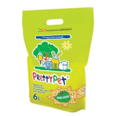 PrettyPet / Наполнитель ПриттиКэт для Грызунов и Птиц Древесный Осиновый