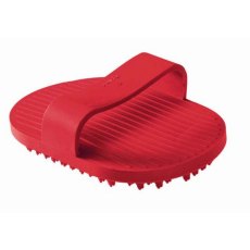 Hunter Smart / Грумерская щетка Хантер Красная Резиновая