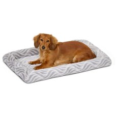 MidWest Deluxe Wave Bed / Лежанка Мидвест Меховая Серая для собак и кошек