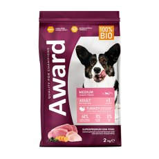 Award Medium Adult / Сухой корм Авард для взрослых собак Средних пород Индейка курица морковь черная смородина