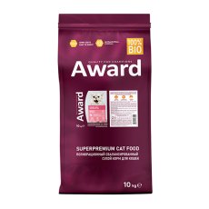 Award Adult Sterilized / Сухой корм Авард для взрослых Стерилизованных кошек Индейка курица клюква цикорий