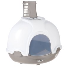 IMAC Ginger / Био-туалет Аймак для кошек Угловой Светло-серый