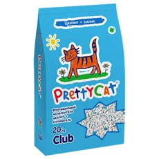 PrettyCat Naturel цеолит + силикагель / Наполнитель для кошачьего туалета ПриттиКэт Впитывающий Без аромата