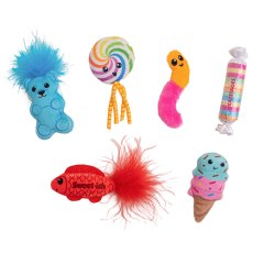 Catstages Dental / Игрушка Кетстейджес для кошек "Вкусняшки" с кошачьей мятой