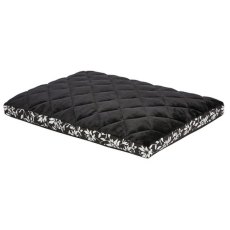 MidWest Quiet Time Couture Sofia Carlisle Crate Mattress Black Floral / Лежанка Мидвест для собак для клетки Плюш Черная